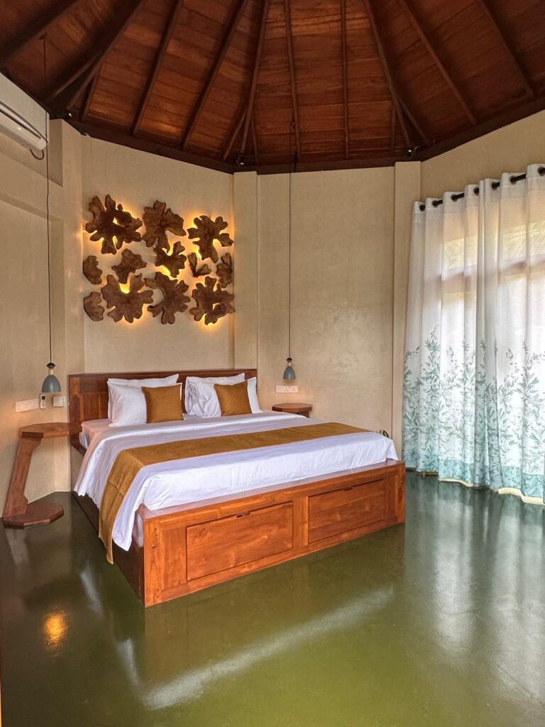 Handcrafted bedroom of Pure Nature Cabana