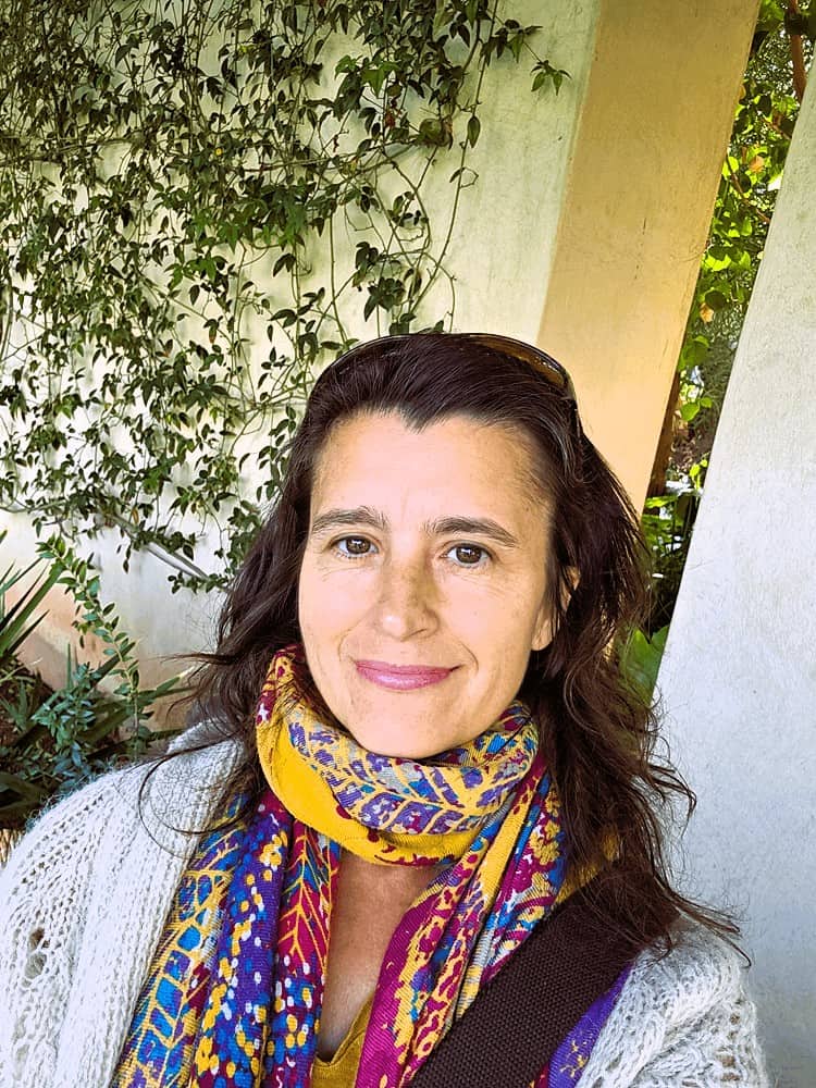 Myself with a yellow scarf I travel everywhere with 