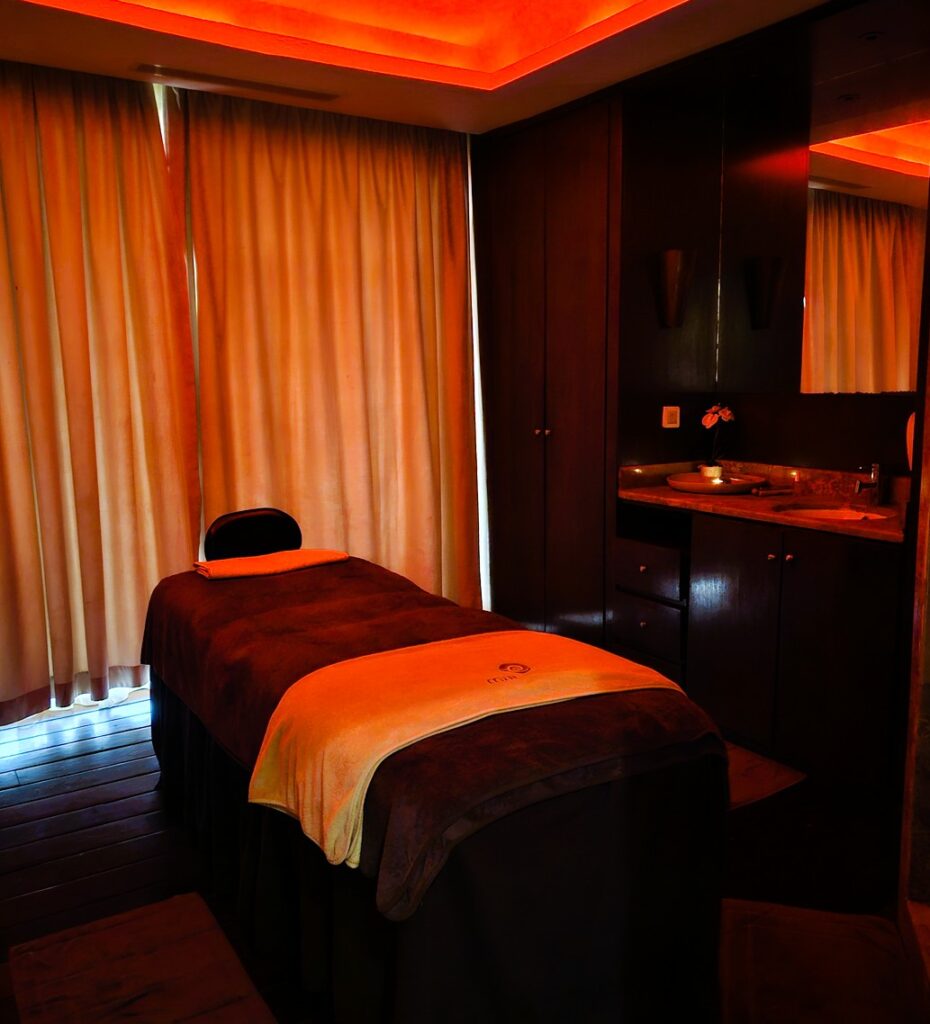 one of the 22 treatment rooms as Mövenpick Resort & Marine Spa 