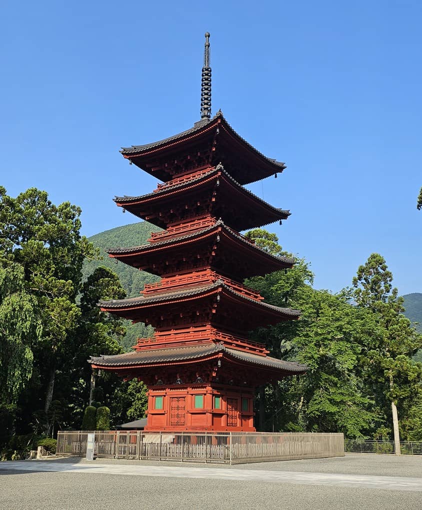 The pagoda at Kuonji Temple at Kakurinbo