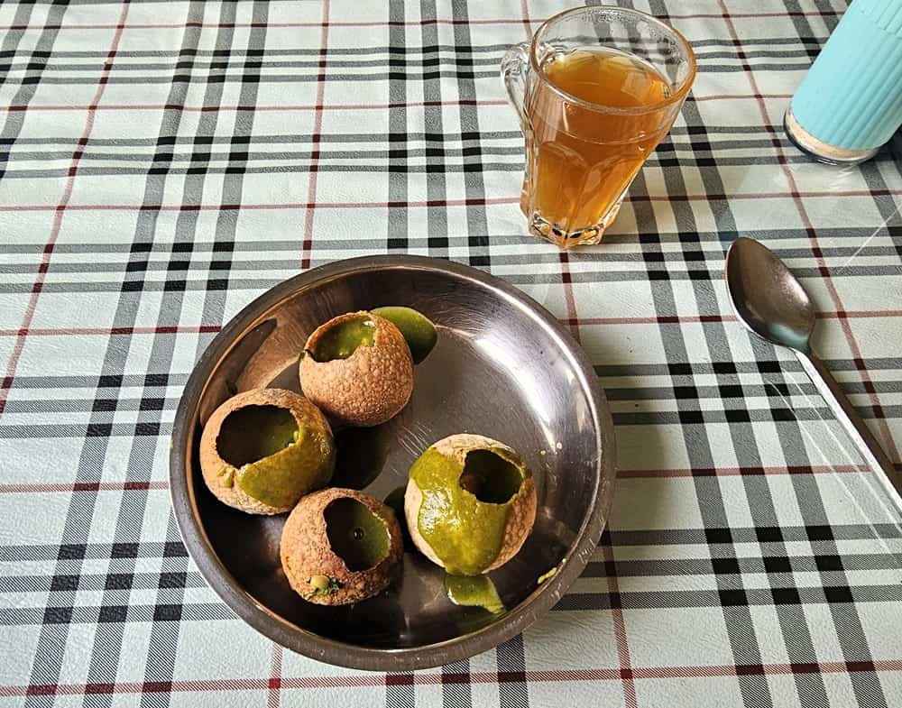 Pani puri  Nirvana Naturopathy Retreat & Hospital 