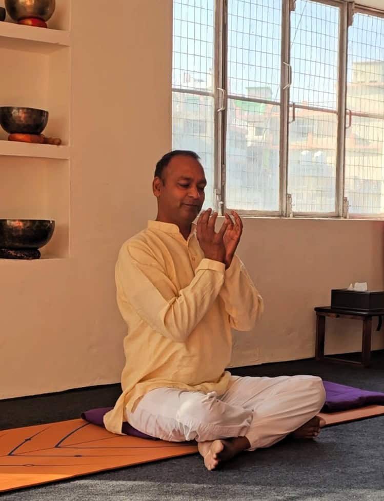 Sunil Sharma at Yoganga Healing Retreat, Rishikesh, India 