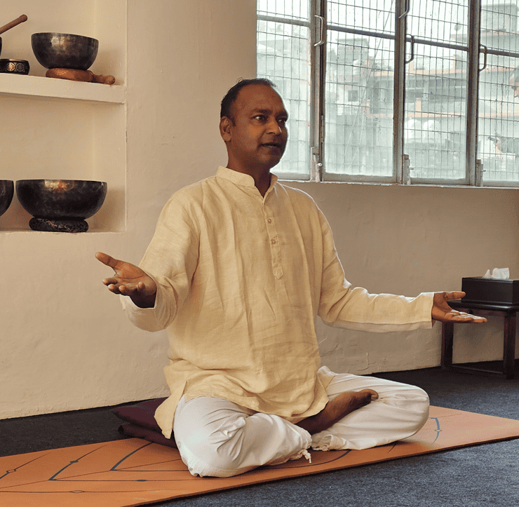 Sunil Sharma at Yoganga Healing Retreat, Rishikesh, India 