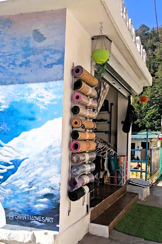 shop selling yoga mats