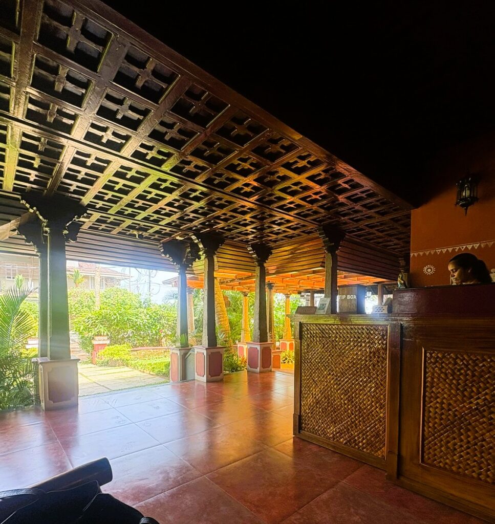 Reception at Akanta Ayurveda & Yoga Resort 