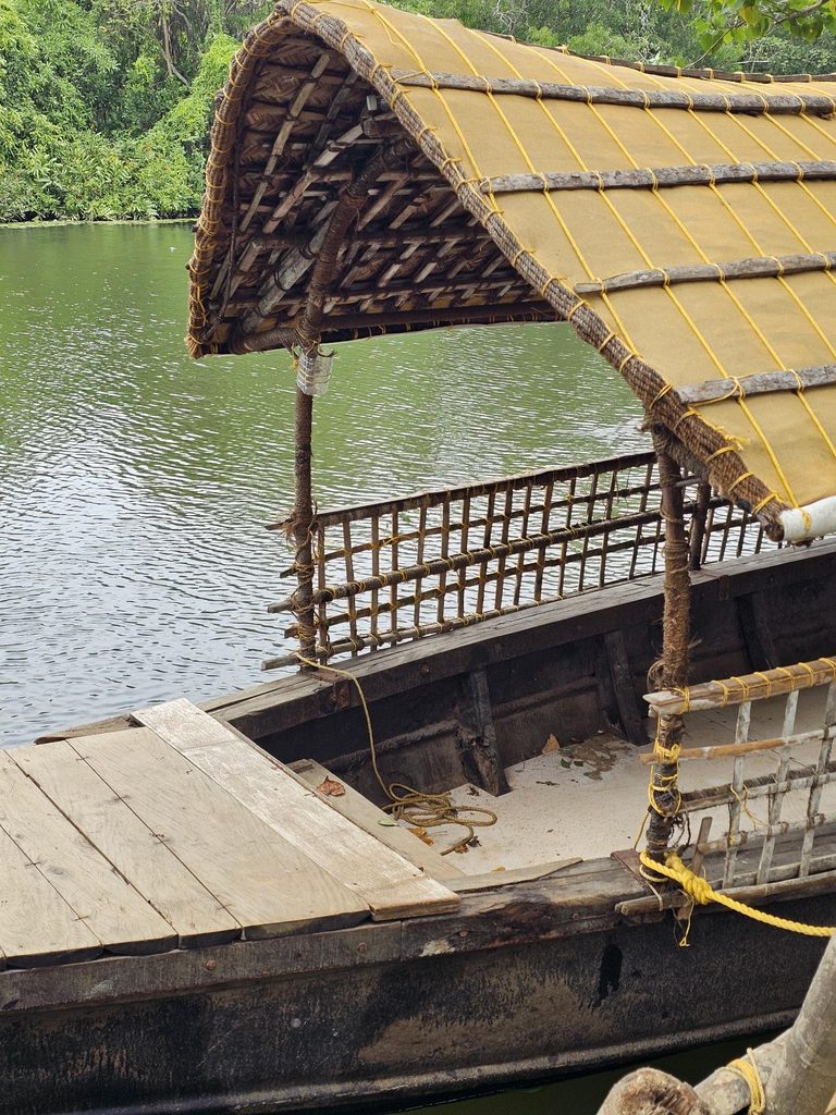 front of the eco backwaters cruise in Kerala