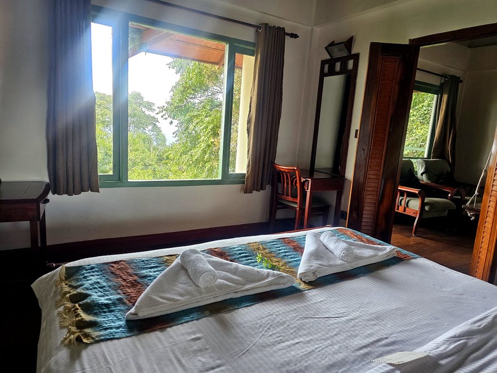 shows the bed Blackberry Hills in Munnar