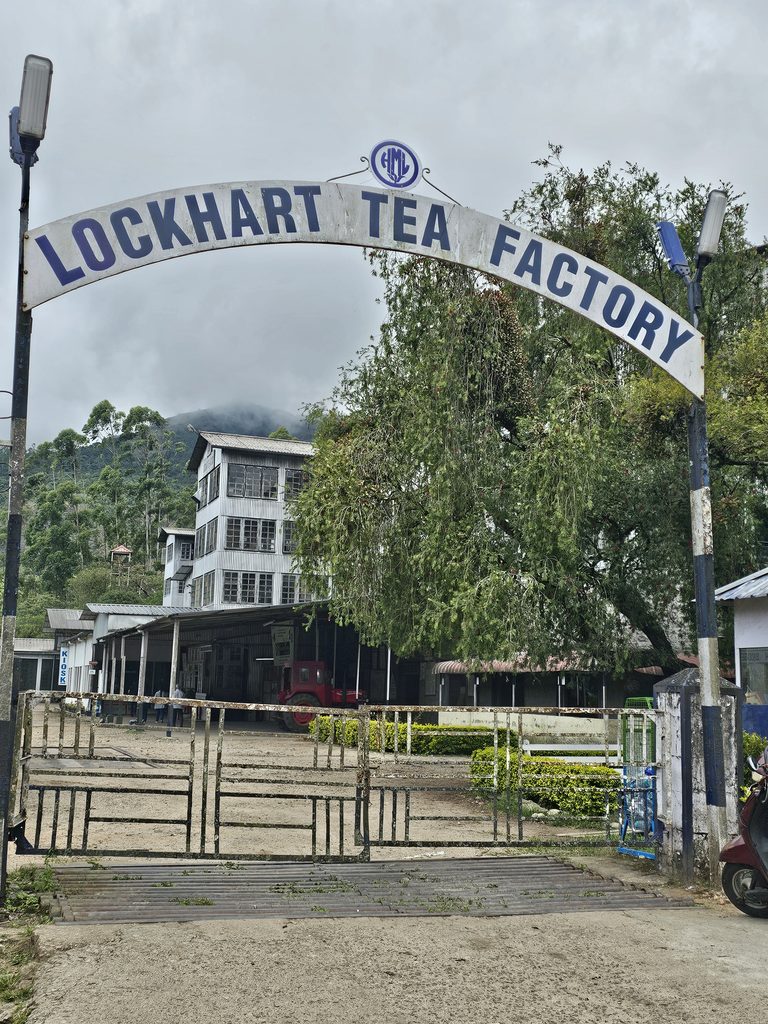 shows entrance to Lockhart Tea Factory