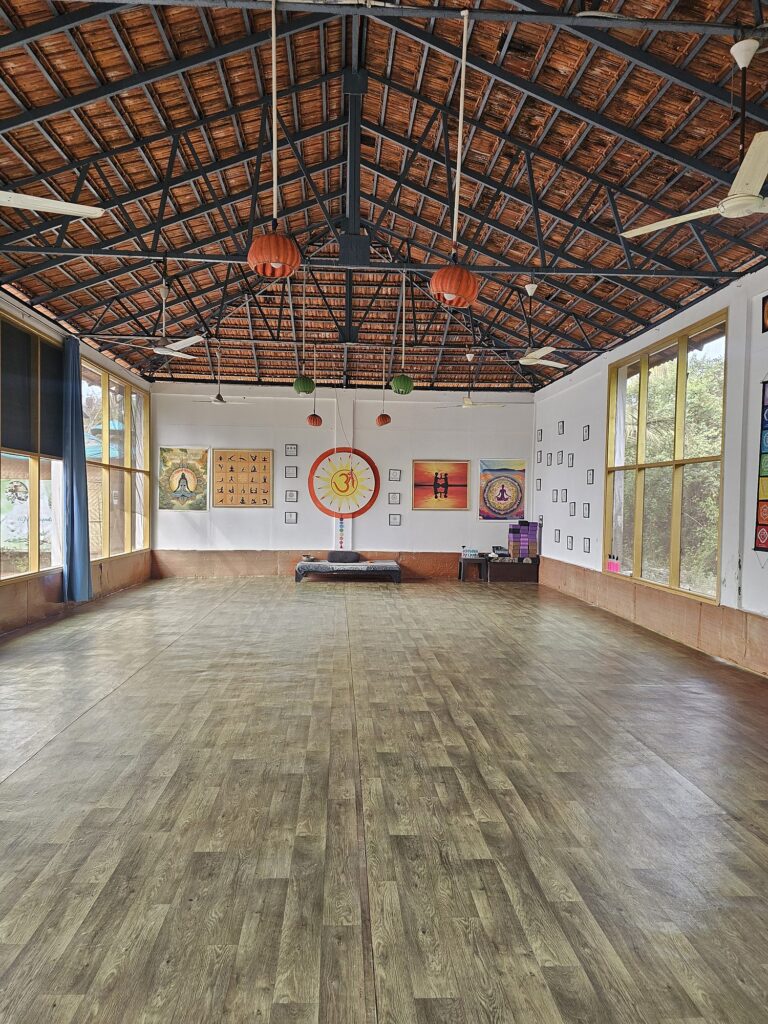 yoga shala at Veda5 Goa 