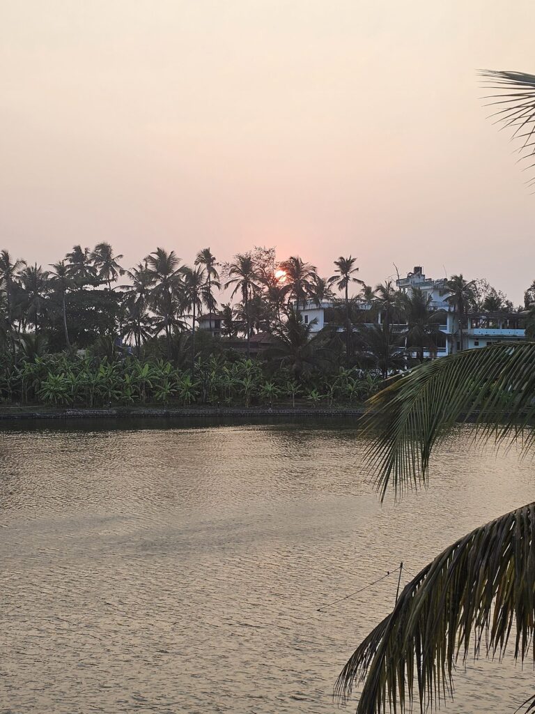 sunset at Veda5 Goa 