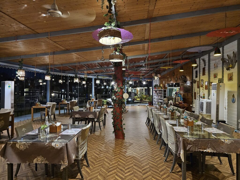 tables inside the dining room 