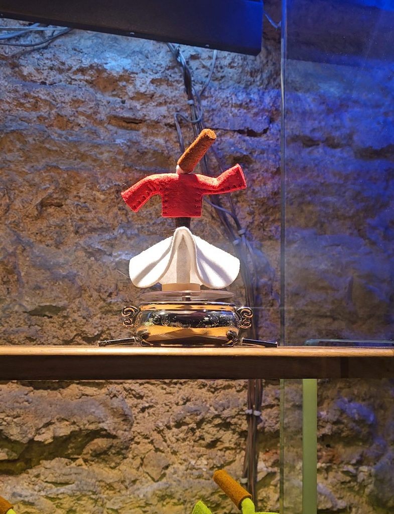 a little whirling dervish that you can buy from the Hodjapasha Cultural Centre Istanbul 