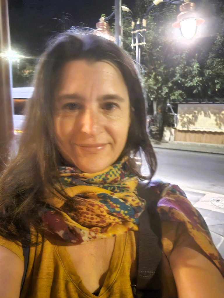 myself looking tired