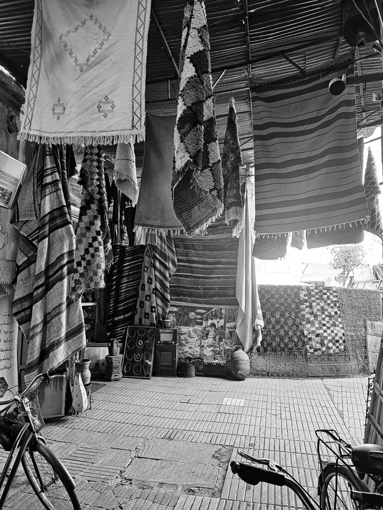 Rugs in Taroudant souk